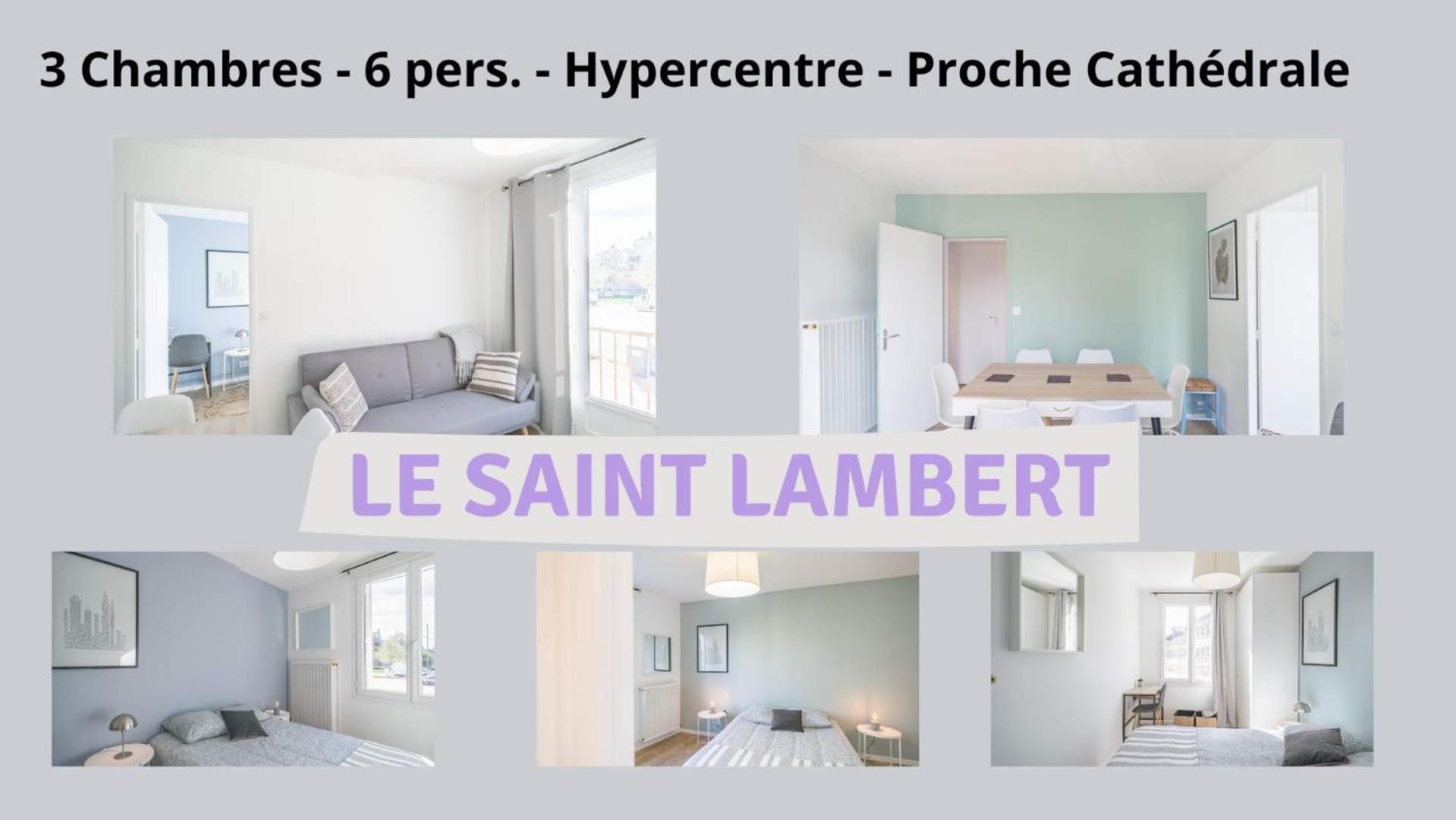 Ferienwohnung Le St Lambert Proche Cathedrale Parking Gratuit Troyes Exterior foto